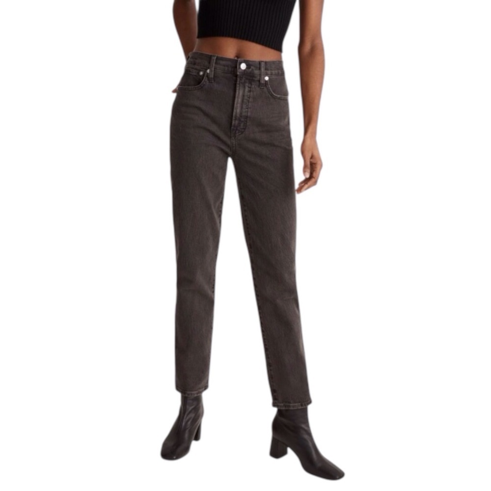 Madewell 24P The Perfect Vintage Jean Faded Black High Rise Women’s Jeans MD713